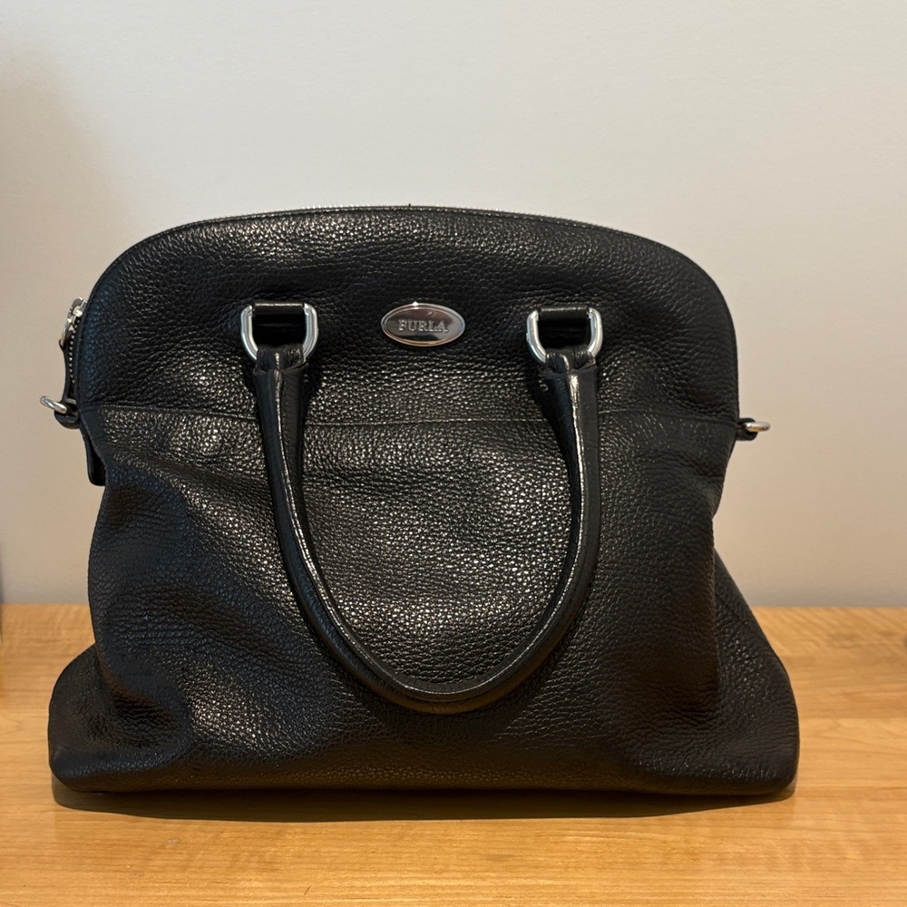 Furla Vintage Pebbled Leather Bag